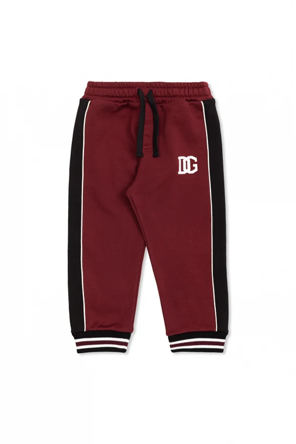 BURGUNDY Sweatpants with cuffs