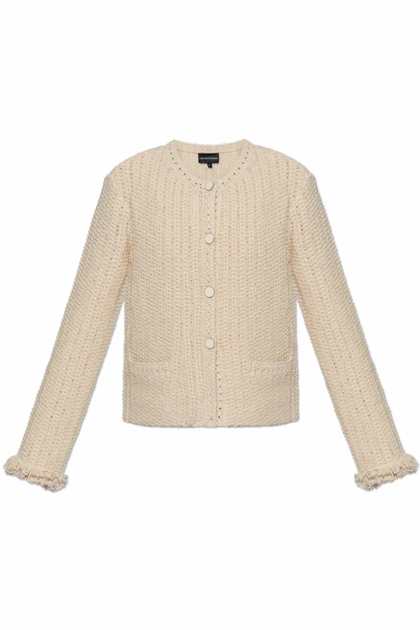 BEIGE Strickjacke mit Taschen