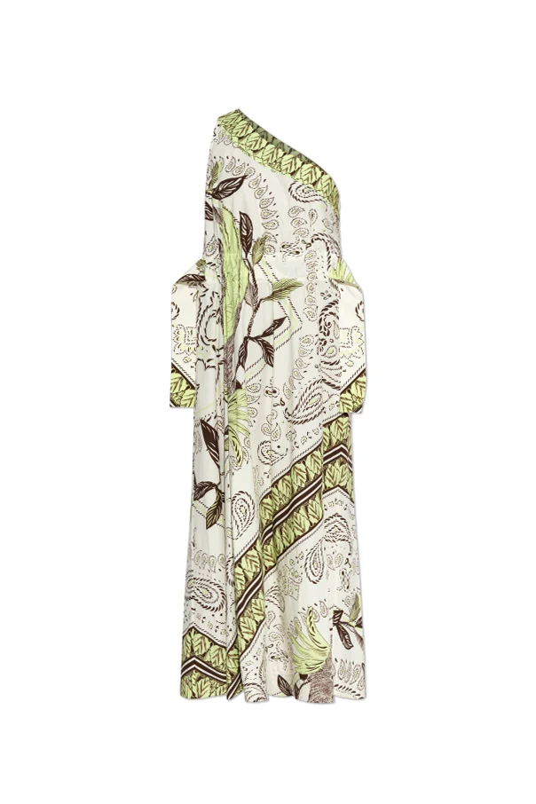 BIAŁY  Sukienka na jedno ramię