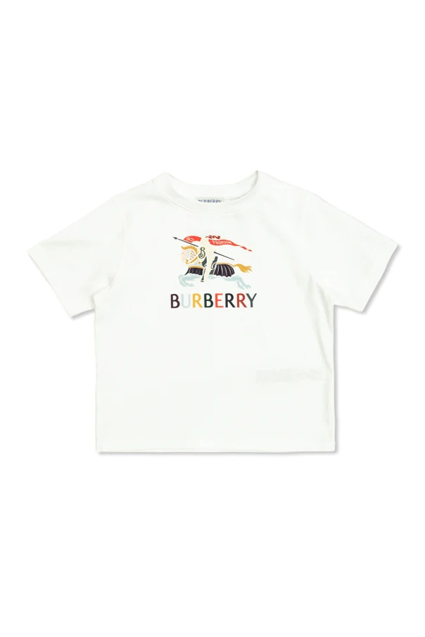 BIAŁY  T-shirt z logo