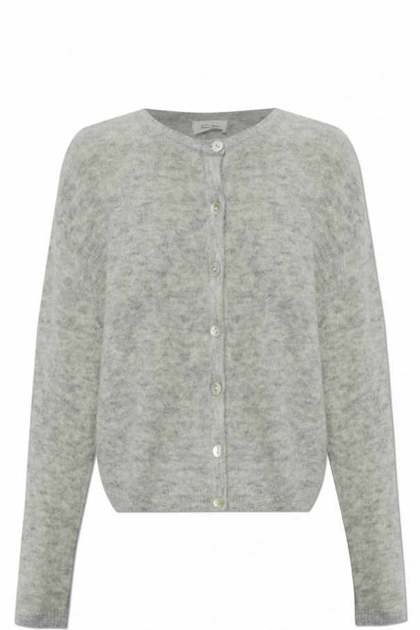 GRAU Cardigan mit rundem Ausschnitt
