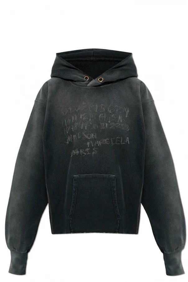 GRAU Sweatshirt mit Stickerei