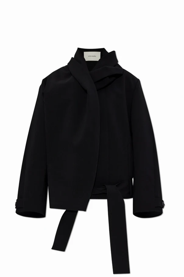 BLACK Jacket with belt