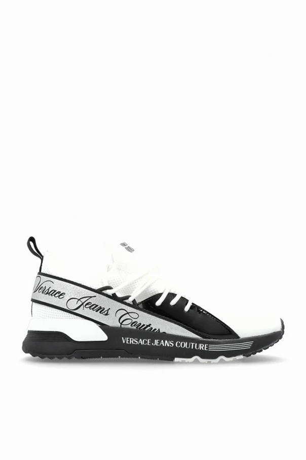 WHITE Sports shoes with printed logo
