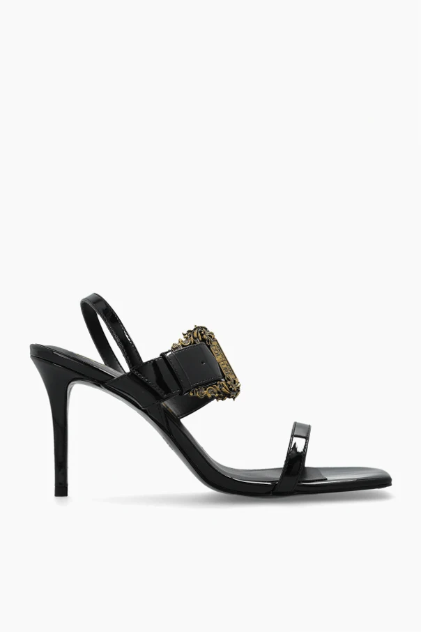 BLACK Heeled sandals