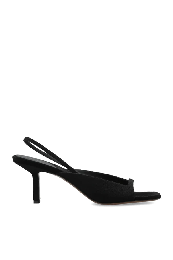 BLACK ‘Kamui’ heeled mules