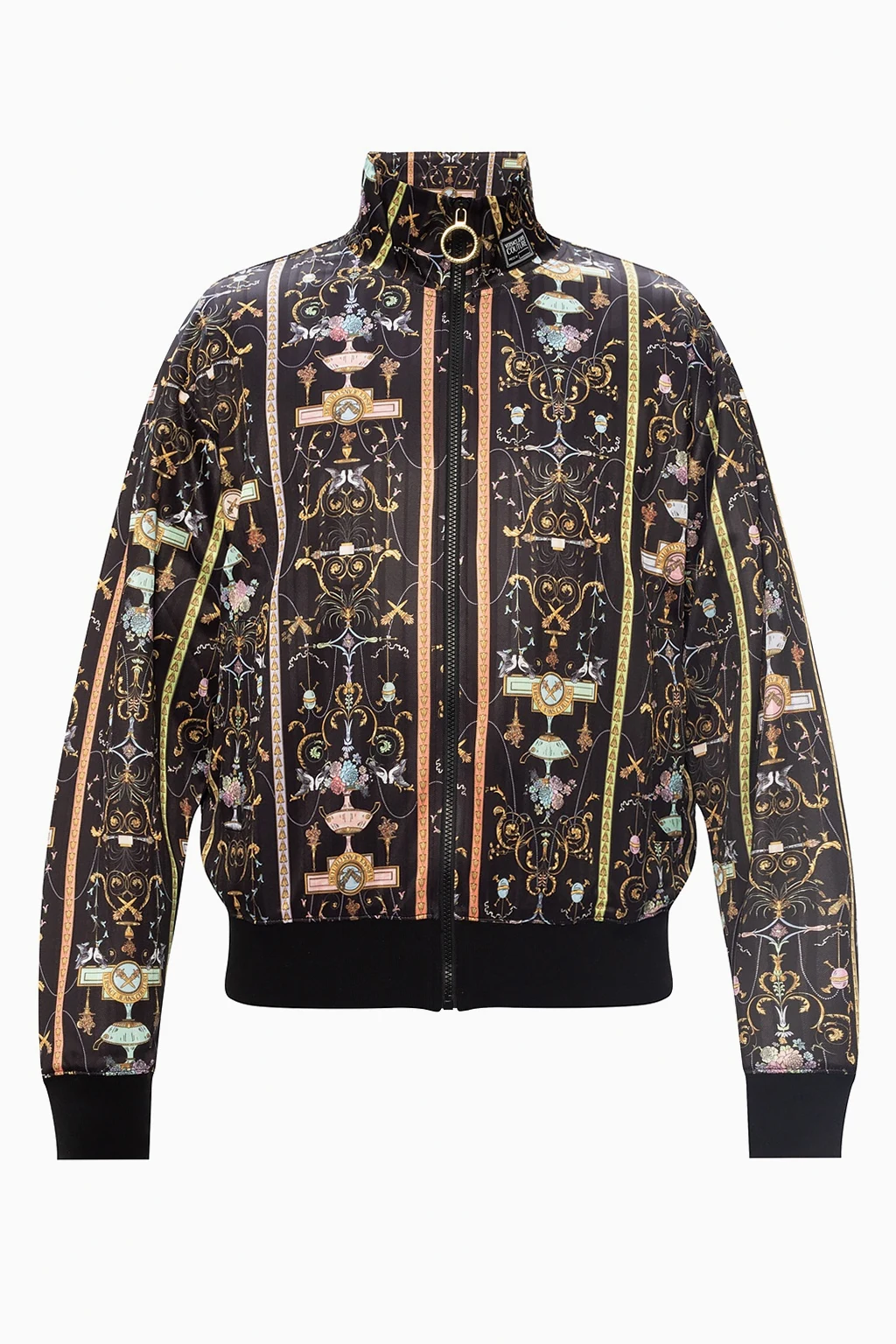 Patterned sweatshirt with logo