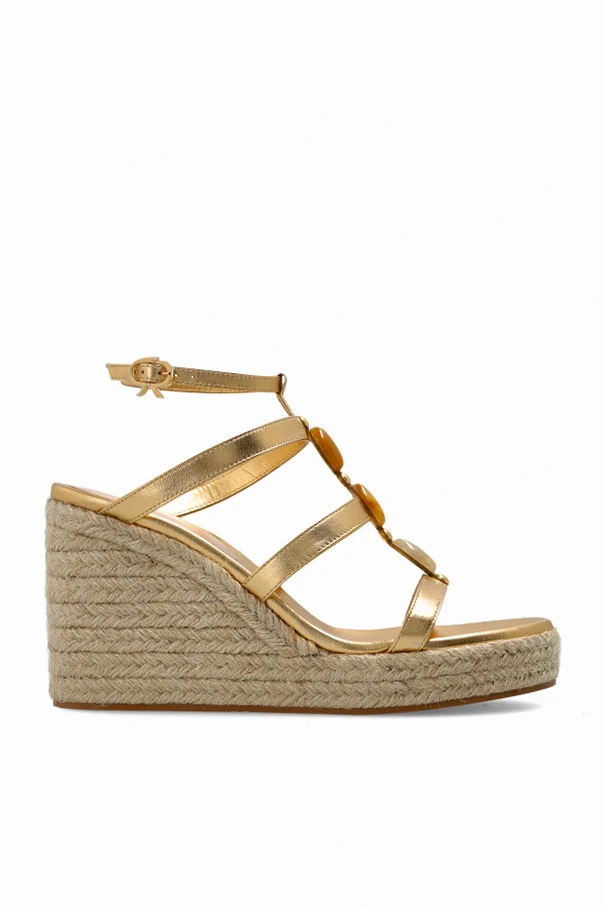 GOLD Wedge Heel Sandal