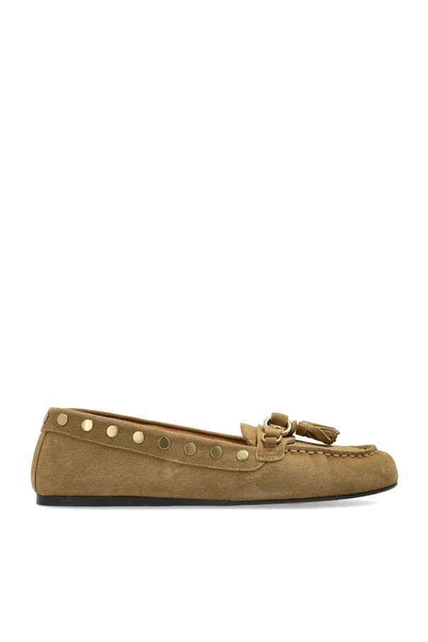 beżowy Zamszowe buty `Faxel`