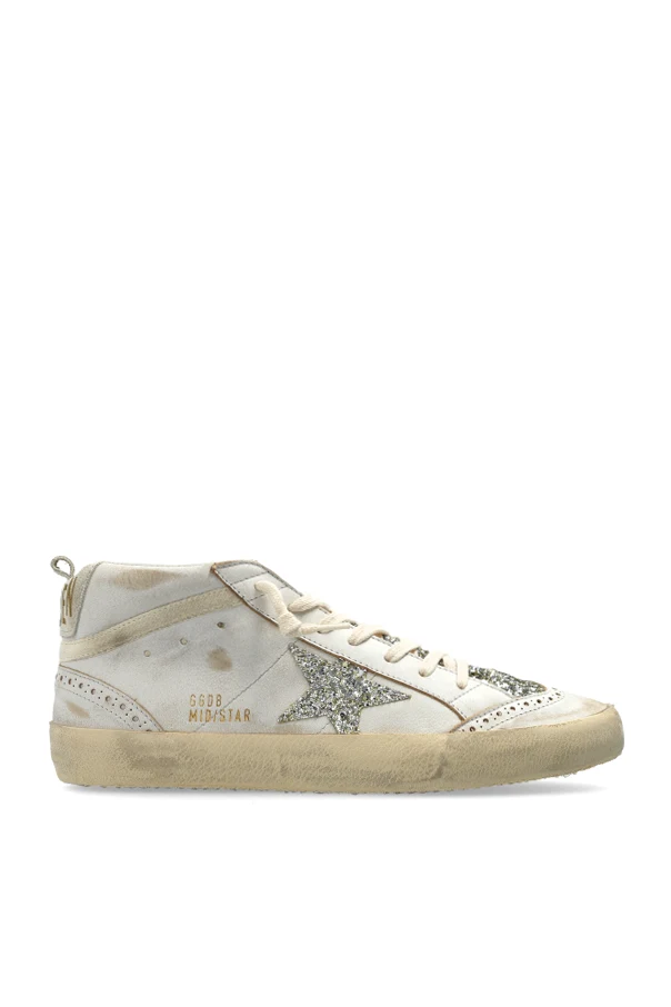 cream Mid Star Classic sports shoes