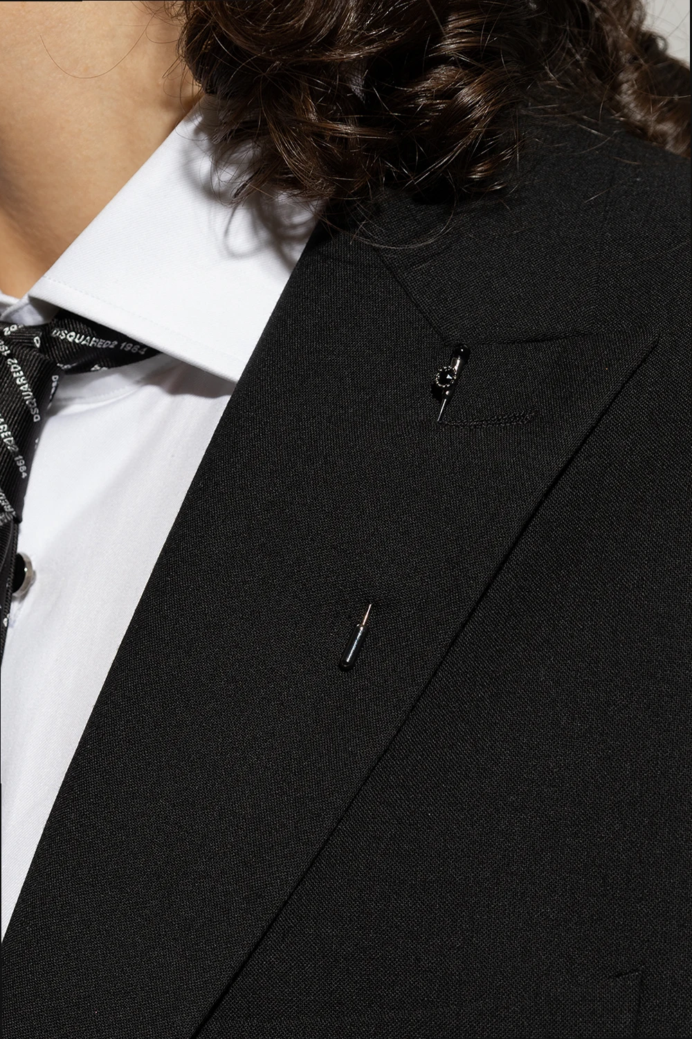 Crystal-embellished pin