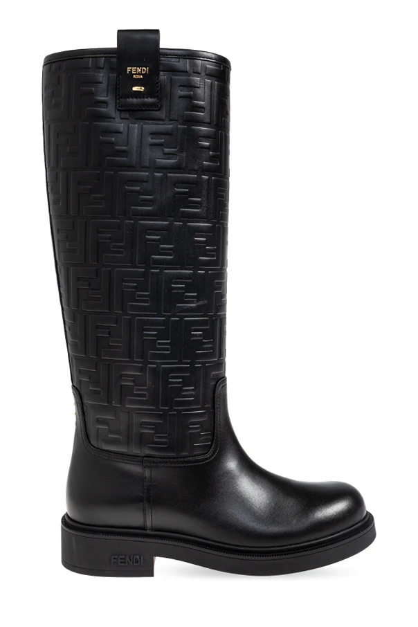 SCHWARZ Lederstiefel