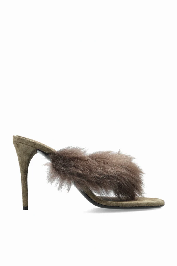 BROWN Heeled shoes
