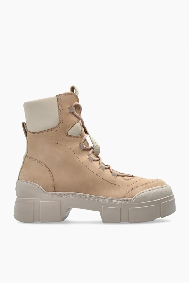 BEIGE Wildleder-Stiefeletten