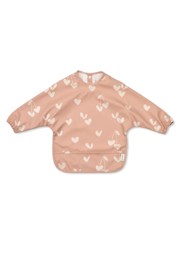 RÓŻOWY Śliniak z nadrukiem