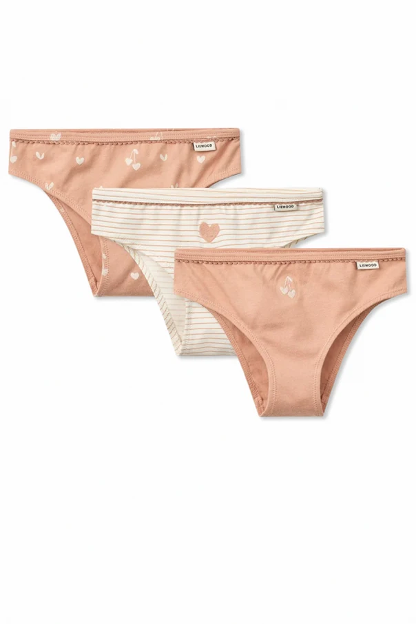 RÓŻOWY Trzypak slipów