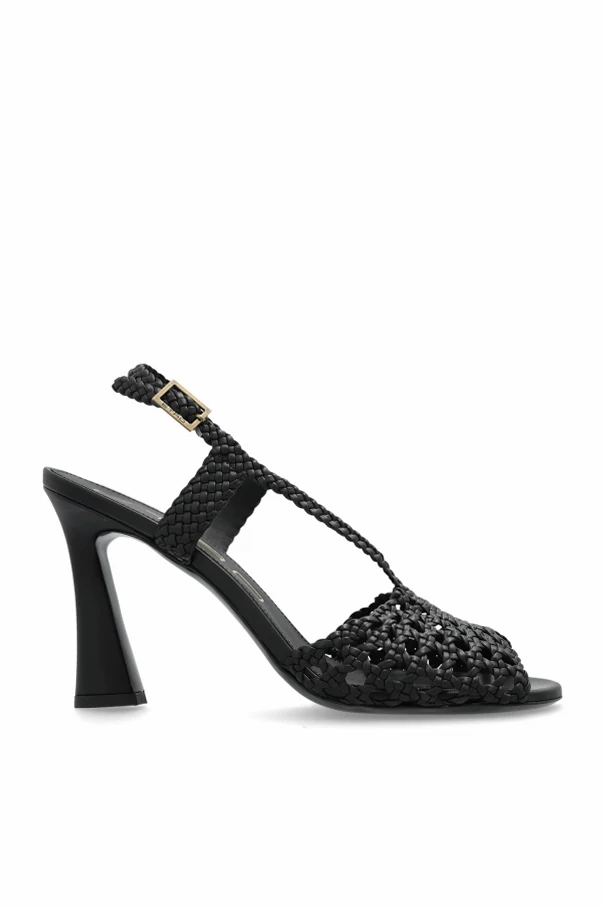 SCHWARZ Sandalen mit Absatz
