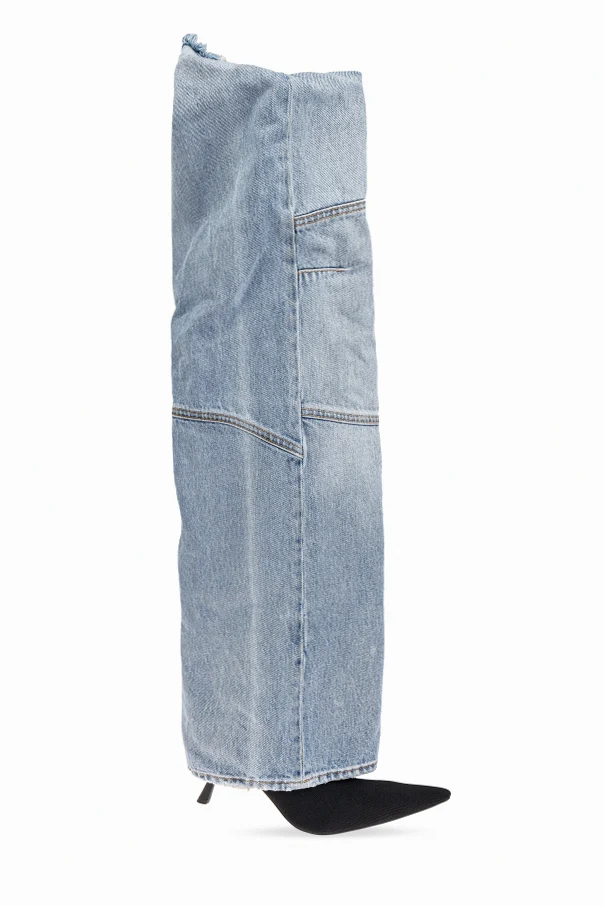BLAU Jeansstiefel mit Absatz `New Flex`