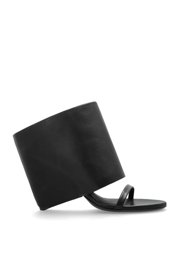 CZARNY Skórzane buty `Oblique`