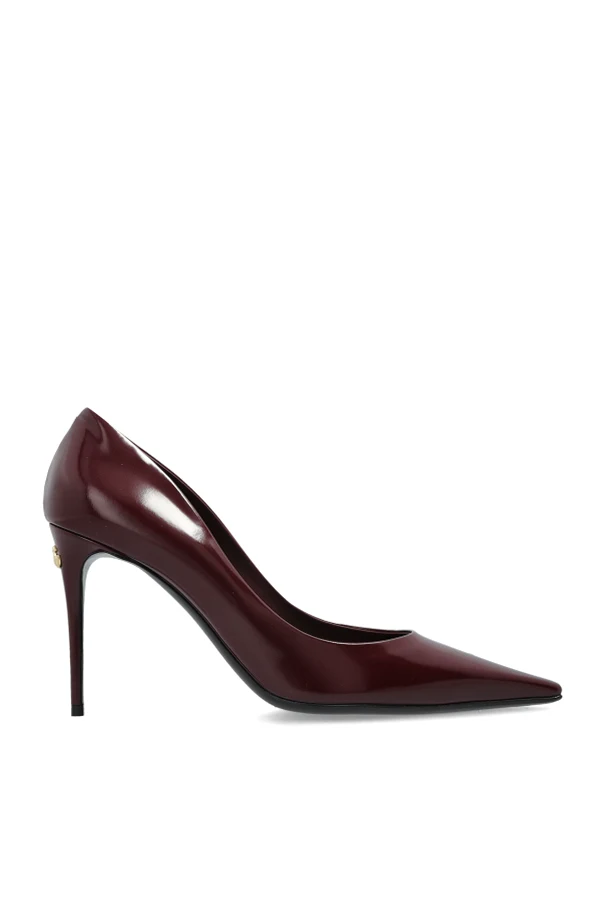 BURGUNDY High-heeled shoes