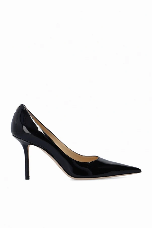 BLACK ‘Love’ stiletto pumps