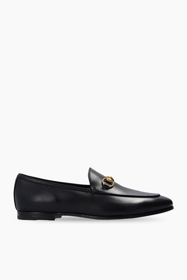 CZARNY SKÓRZANE BUTY TYPU 'LOAFERS'