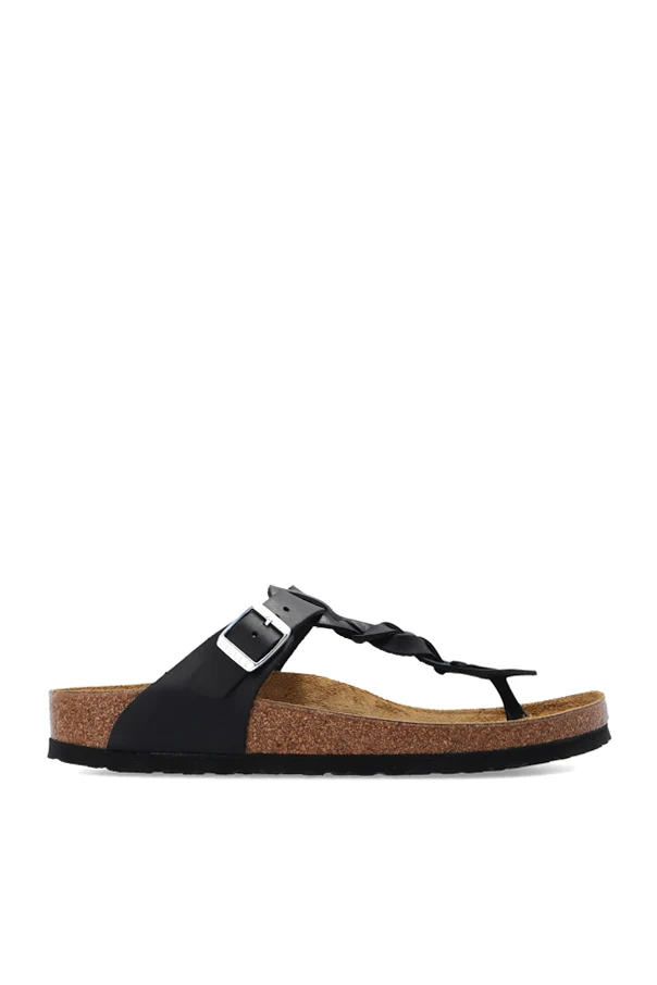 CZARNY Klapki ‘Gizeh Braided’