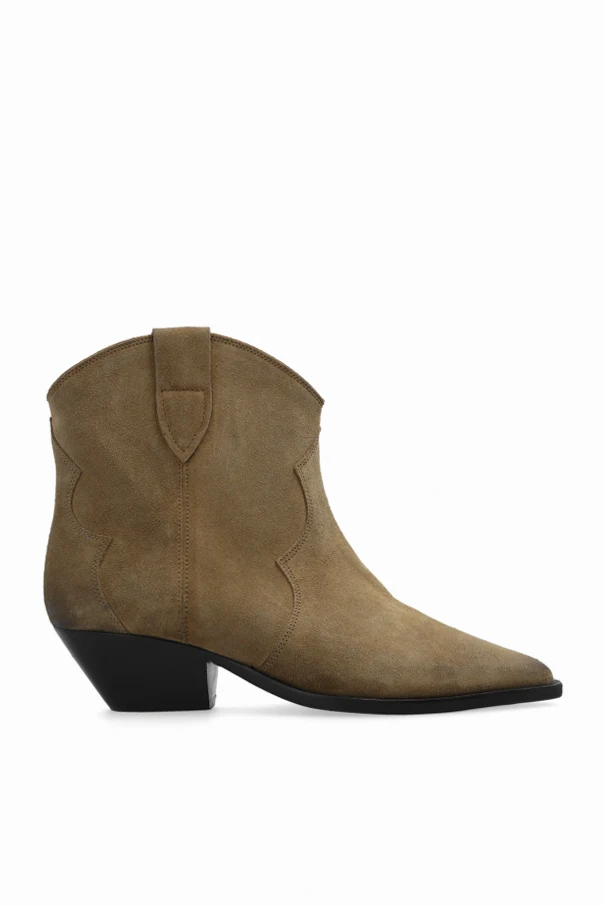 BEIGE ‘Dewina’ heeled ankle boots