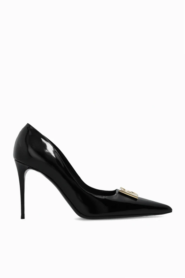BLACK Patent leather pumps