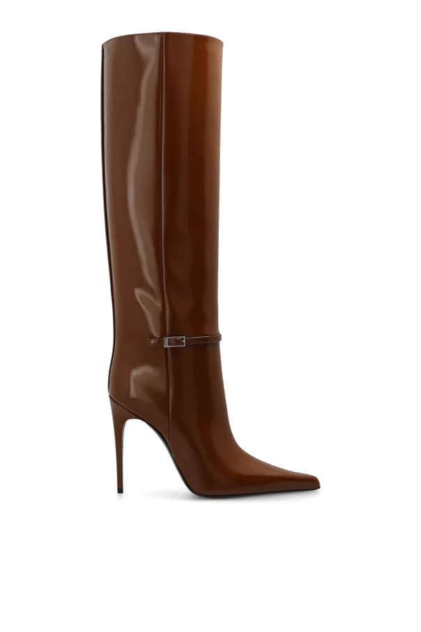 BROWN ‘Vendome’ heeled boots