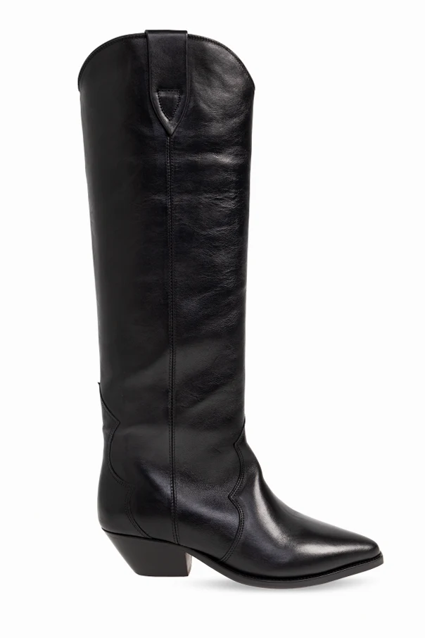 SCHWARZ ‘Denvee’ heeled boots in leather