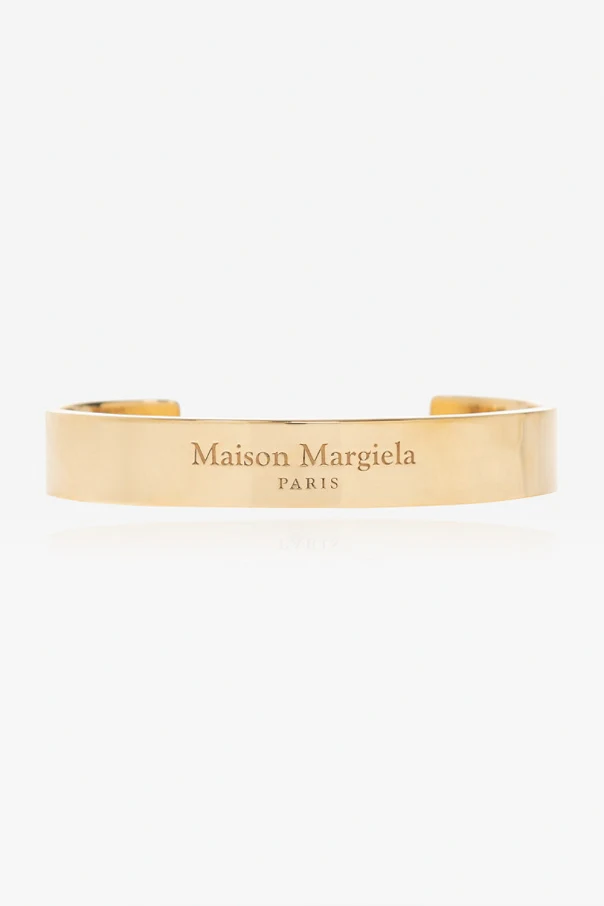 GOLD Silver bracelet with logo