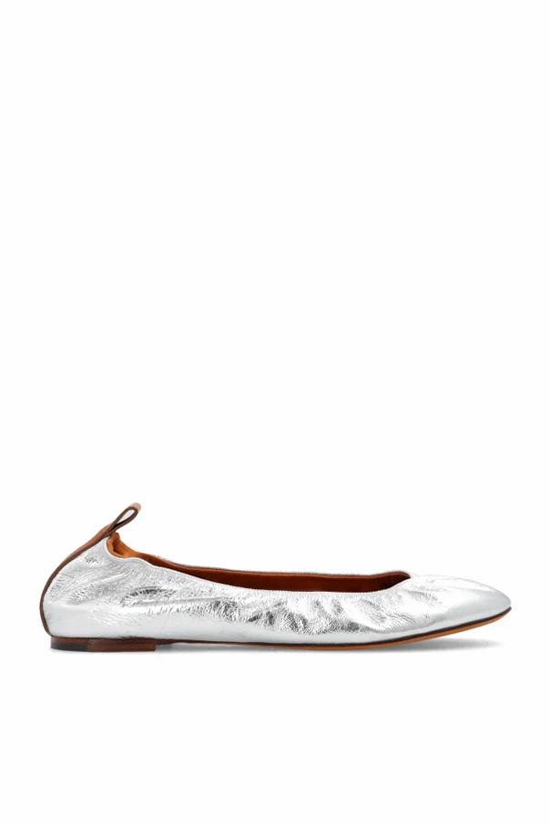 SILBER Leather ballet flats