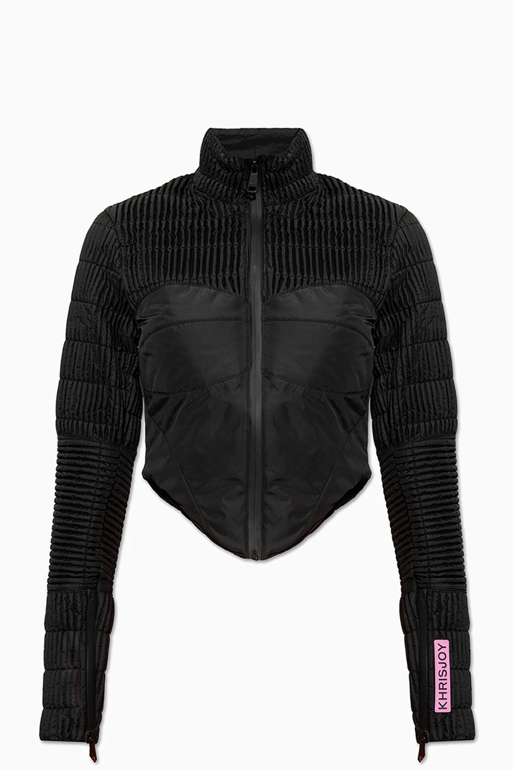 Cropped quilted jacket