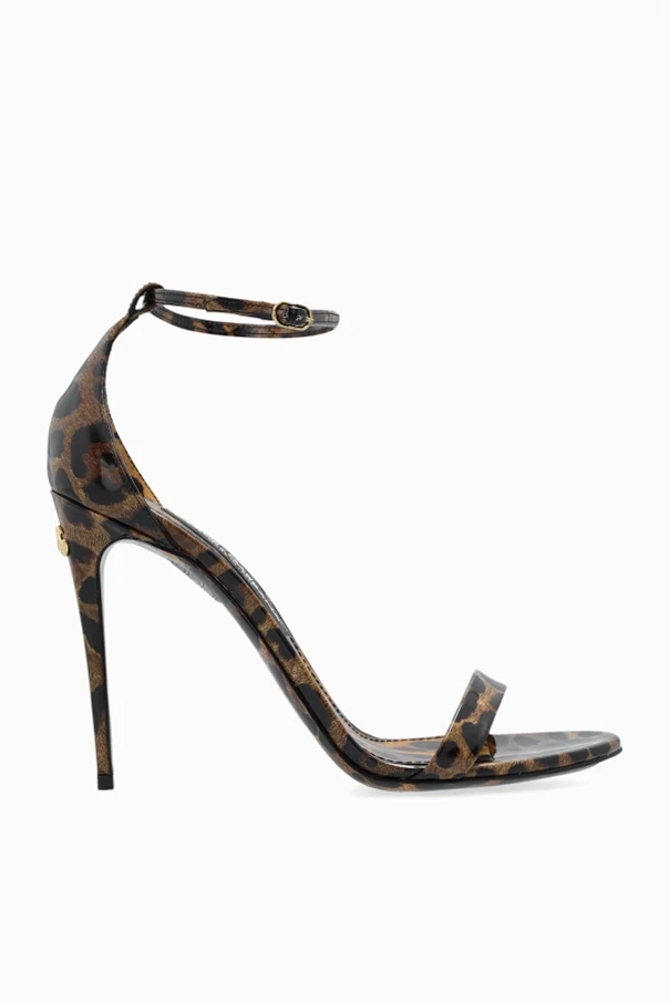 BRAUN Sandals with animal motif