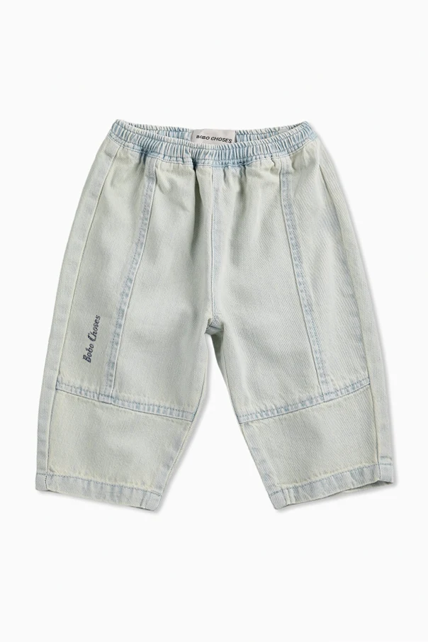 light blue Jeans pants with stitching