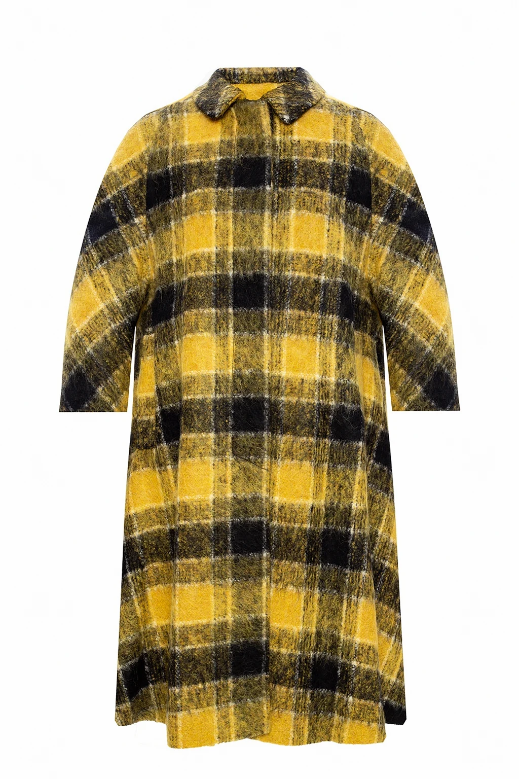 Checked coat