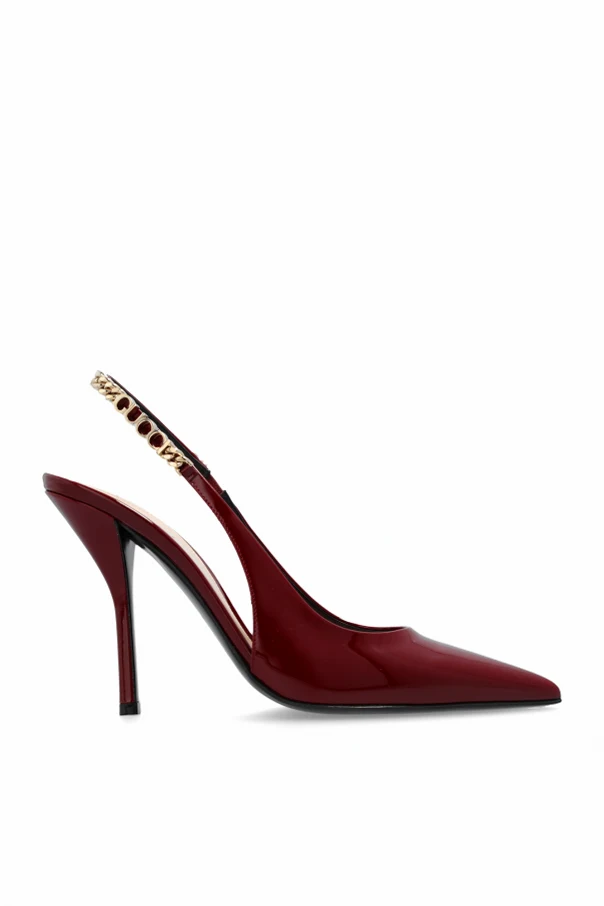BURGUNDY High-heeled shoes