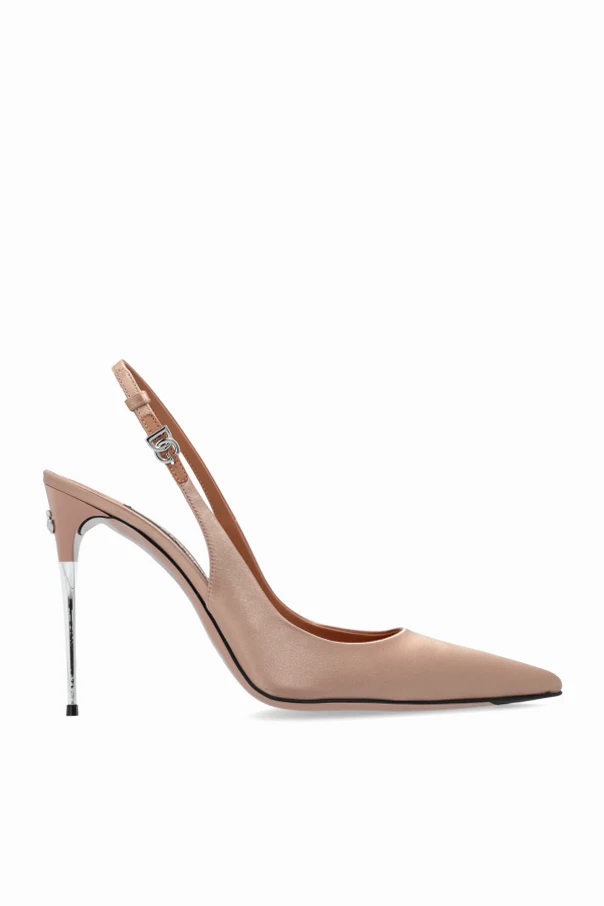 beige High-heeled shoes