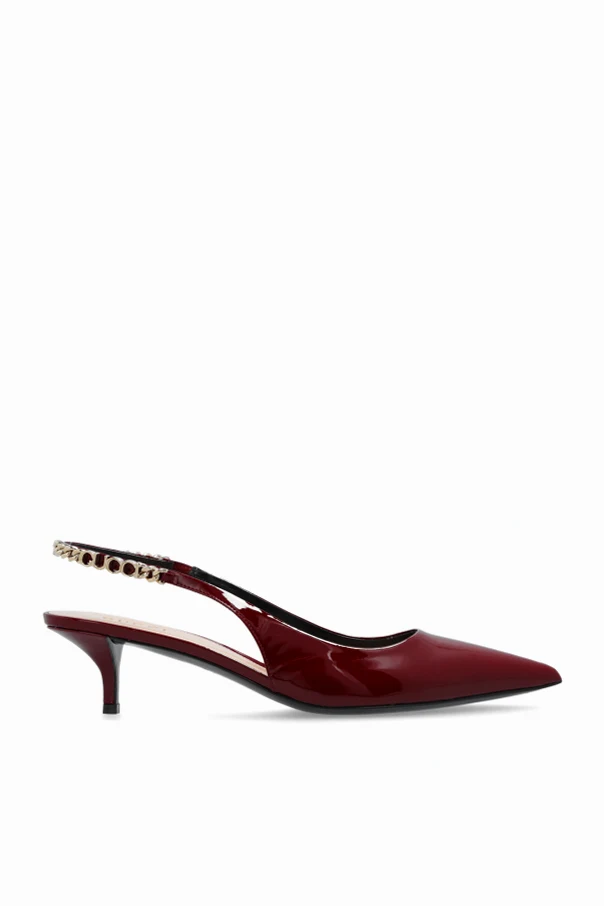 BURGUNDER Glossy pumps