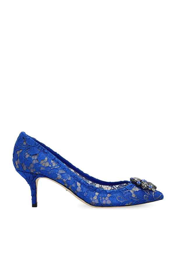 BLAU ‘Bellucci’ lace stiletto pumps