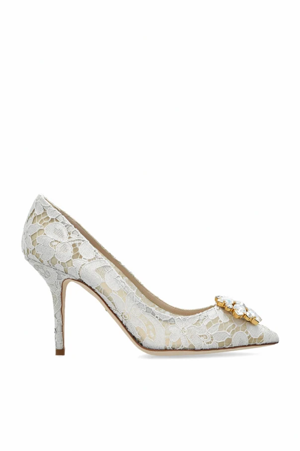 cream Heeled Shoes 'Belluccii'