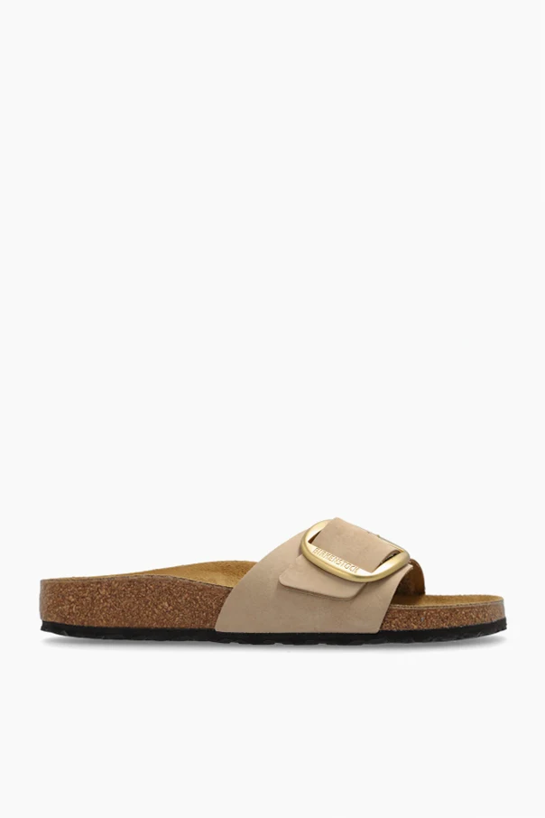 beżowy Klapki `Madrid Big Buckle`