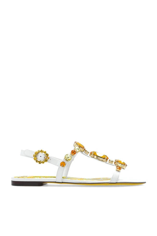 BIAŁY  Sandały `Bianca`