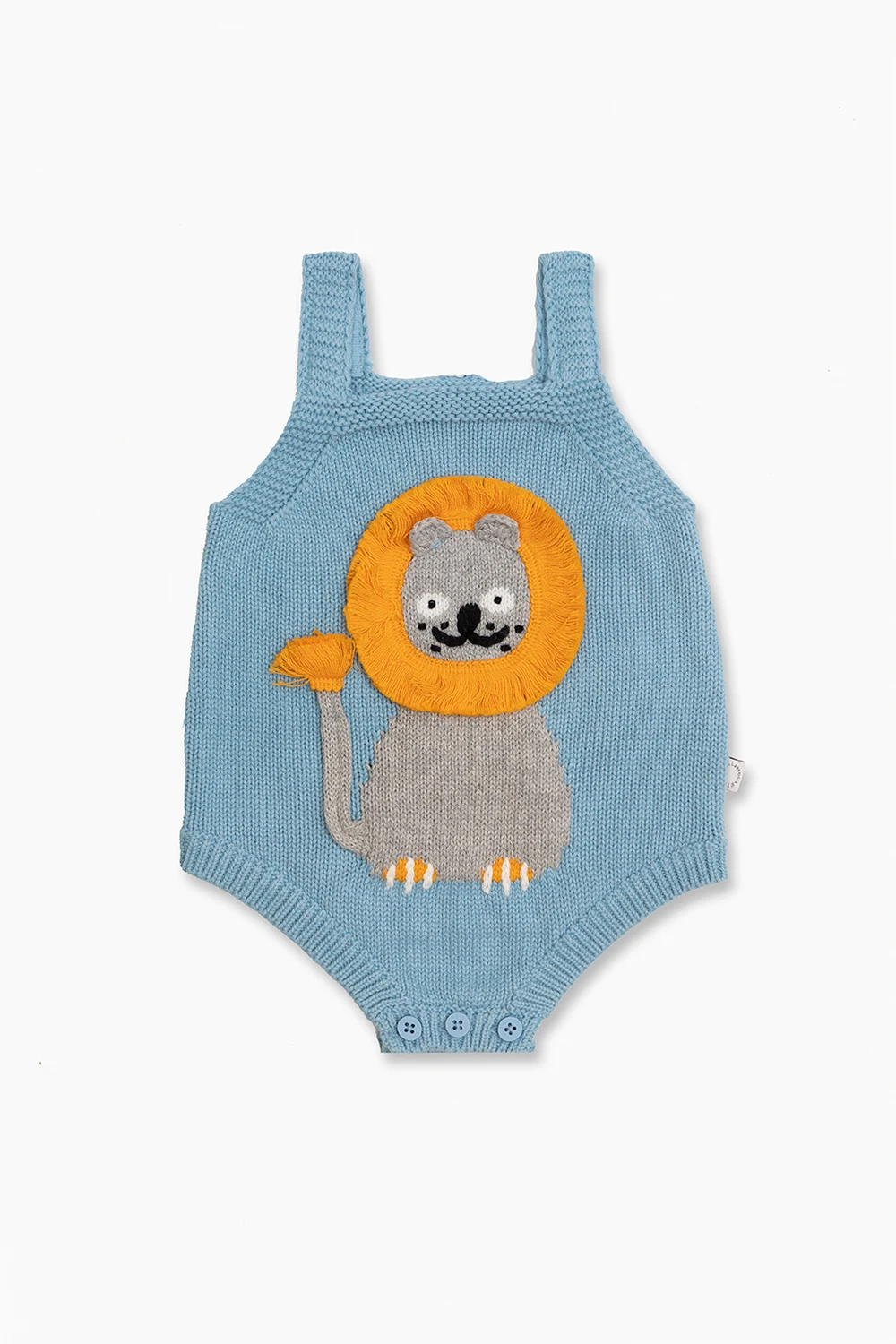 Jumpsuit with lion motif