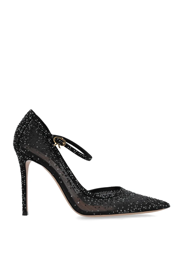 CZARNY Buty na obcasie