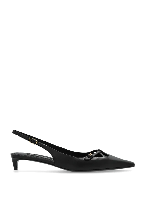 SCHWARZ Lederabsatzschuhe