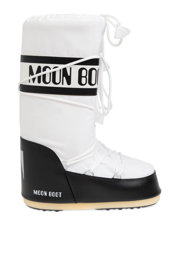 BIAŁY  Śniegowce `Icon Nylon`