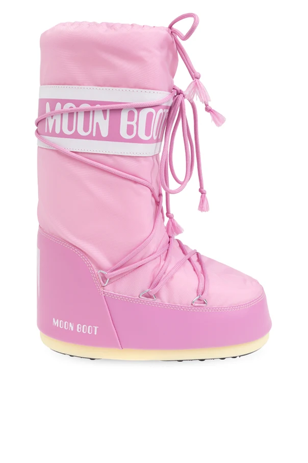 RÓŻOWY Śniegowce `Icon Nylon`