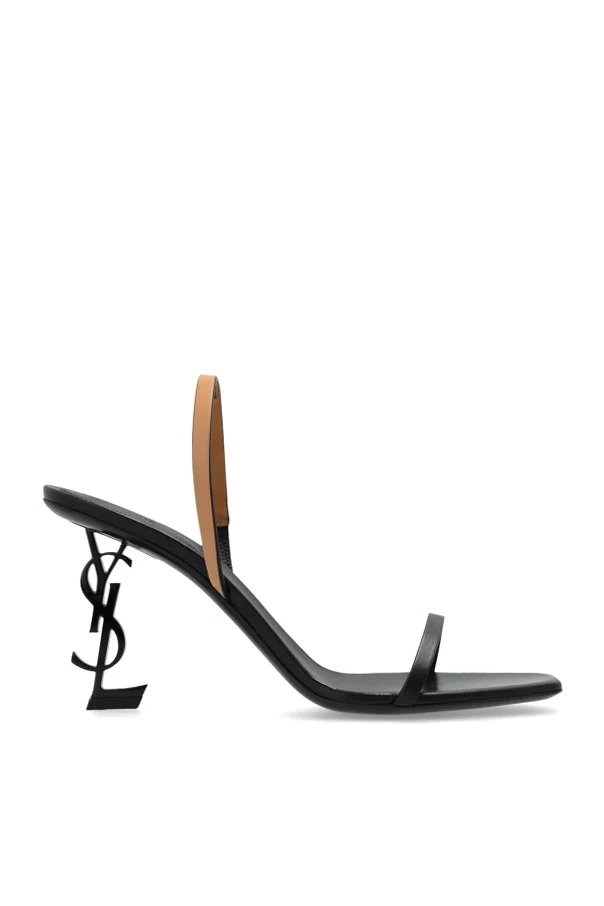 SCHWARZ Absatzsandalen Opyum